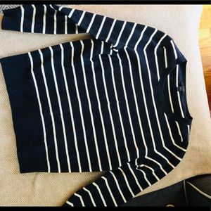 J. Crew navy striped sweater!